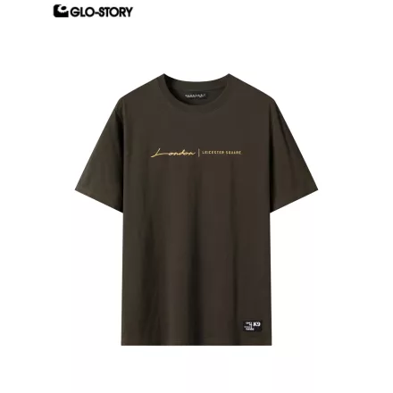 Men’s knitted short-sleeve T-shirt