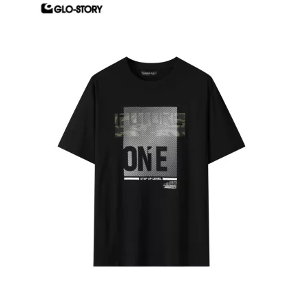 Men’s knitted short-sleeve T-shirt