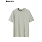 Men’s knitted short-sleeve T-shirt