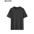 Men’s knitted short-sleeve T-shirt