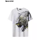 men's knit short sleeve t-shirt