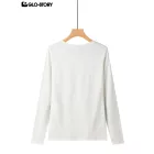 women's knitted long-sleeve t-shirt