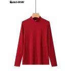 women's knitted long-sleeve t-shirt