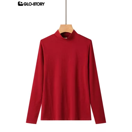 women's knitted long-sleeve t-shirt