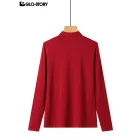 women's knitted long-sleeve t-shirt