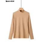 women's knitted long-sleeve t-shirt