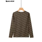 women's knitted long-sleeve t-shirt