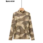 women's knitted long-sleeve t-shirt