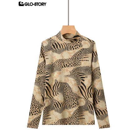 women's knitted long-sleeve t-shirt