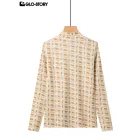 women's knitted long-sleeve t-shirt