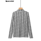 women's knitted long-sleeve t-shirt