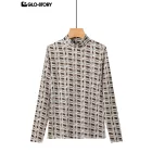 women's knitted long-sleeve t-shirt