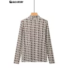 women's knitted long-sleeve t-shirt