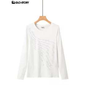 women's knitted long-sleeve t-shirt