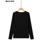 women's knitted long-sleeve t-shirt