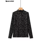 women's knitted long-sleeve t-shirt