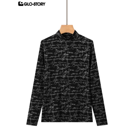 women's knitted long-sleeve t-shirt