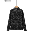 women's knitted long-sleeve t-shirt