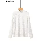 women's knitted long-sleeve t-shirt