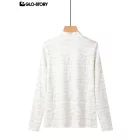 women's knitted long-sleeve t-shirt