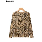 women's knitted long-sleeve t-shirt