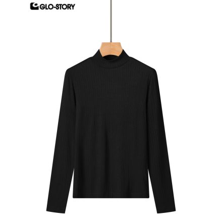 Women’s knitted long-sleeve T-shirt