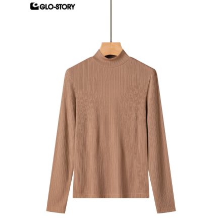 Women’s knitted long-sleeve T-shirt