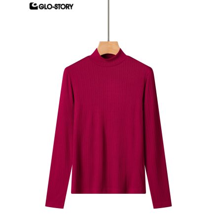Women’s knitted long-sleeve T-shirt