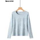 Women’s knitted long-sleeve T-shirt