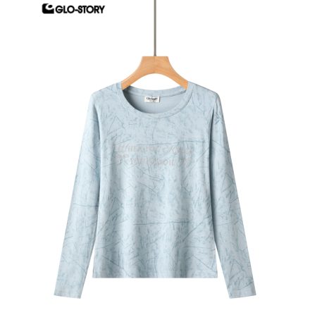 Women’s knitted long-sleeve T-shirt