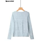 Women’s knitted long-sleeve T-shirt