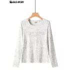 Women’s knitted long-sleeve T-shirt