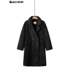 Adult women's long trench coat