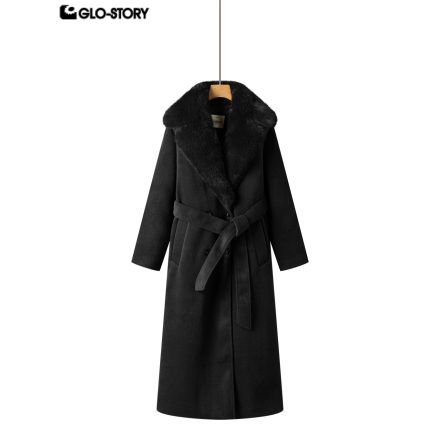 Adult women's long trench coat