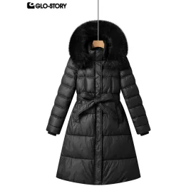 Women's long padded coat