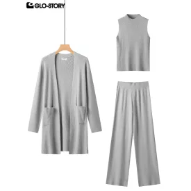 Women’s Three-Piece Sweater Set