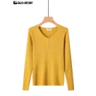 Women's long-sleeve sweater