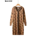 Women's long sweater