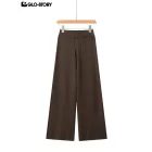 Women's knit trousers