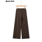 Women's knit trousers