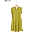 Women's Knitted Short Sleeve T-shirt