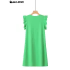 Women's Knitted Short Sleeve T-shirt