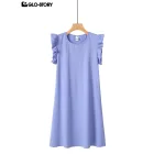 Women's Knitted Short Sleeve T-shirt
