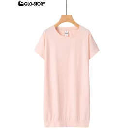 Women's Knitted Short Sleeve T-shirt