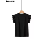 Women's Knitted Short Sleeve T Shirt