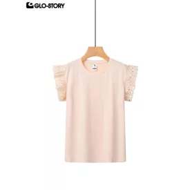 Women's Knitted Short Sleeve T-shirt