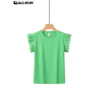 Women's Knitted Short Sleeve T-shirt