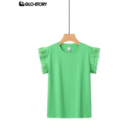 Women's Knitted Short Sleeve T-shirt