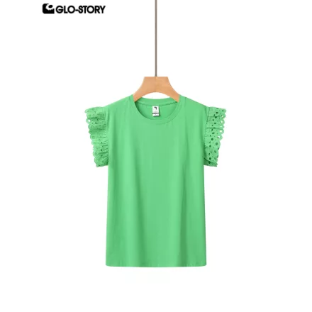 Women's Knitted Short Sleeve T-shirt