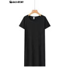 Women's Knitted Short Sleeve T-shirt